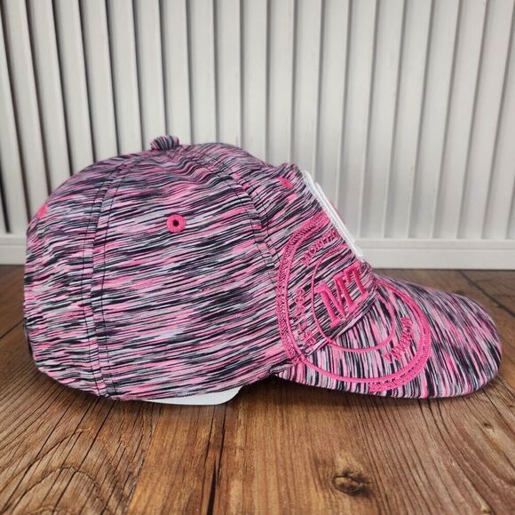 VINTAGE Montana RPG Souvenirs Hat Cap Strap Back Pink Black Womens State Casual - Picture 4 of 10